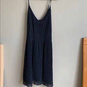 Abercrombie & Fitch navy blue sundress